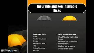 Insurable versus noninsurable risks [upl. by Olzsal]