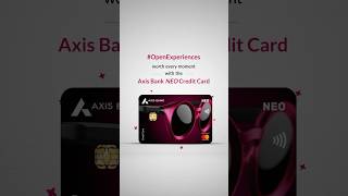 Axis Bank Neo Credit Card [upl. by Vardon]