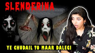 Slendrina Didi Ne baht bhagaya mujhe🏃🏼‍♀️😨 Slendrina Horror Game [upl. by Kassia]