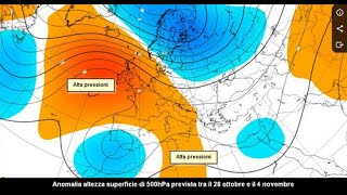 Pioggia e temperature la tendenza METEO fino all11 novembre [upl. by Arbmik]