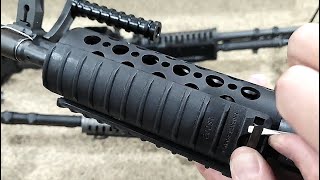 How to install Knights Armament rail covers on ANY Picatinny Rail [upl. by Cato]