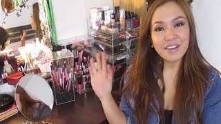 My Makeup Storage and Collection  Tagalog [upl. by Lraep]