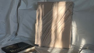 quotDIY Trendy Fabric Wall Art StepbyStep Tutorialquot 🤌🏼🤍 [upl. by Gerger843]