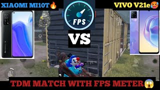 XIAOMI MI10T VS VIVO V21e 🥵TDM CHALLENGE 1VS1 PUBG MOBILE TEST 2024 UPDATE🔥 [upl. by Ttergram]