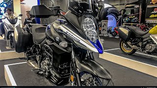 2023 Suzuki VStrom 650XT  First Look [upl. by Alpheus]