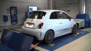 500 ABARTH BANCO PROVA  Dyno Test Rotronics by Biesse Racing [upl. by Hazmah823]