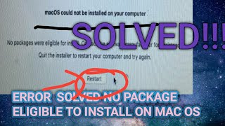 NO PACKAGES WERE ELIGIBLE TO INSTALL ERROR FIXEDHOW TO INSTALL MAC OS IN TAMIL TECH MOBILE TAMIL [upl. by Maje]