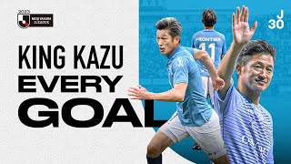 ALL GOALS from King Kazu for Yokohama FC in JLeague [upl. by Ahsiat]