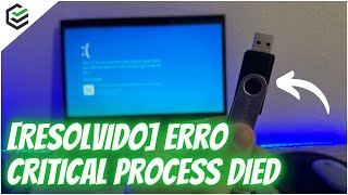 Como Corrigir o Erro Critical Process Died Processo Crítico Morreuno Windows 1011 telaazul [upl. by Hutchins748]