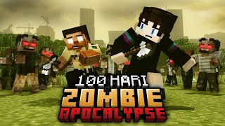 100 Hari Di Minecraft Zombie Apocalypse Kota Zombie [upl. by Holmann]