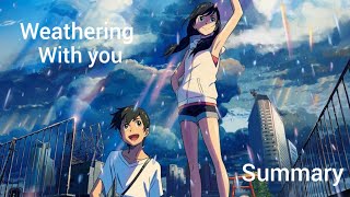 weathering with you summary  Anime movie [upl. by Acinat]