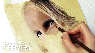 Preview Haymitch  The Hunger Games Mockingjay  Part 2  Speed Art Drawing [upl. by Gnilyarg]