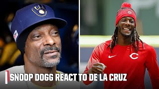 HES GOT A ROCKET IN HIS POCKET 🚀 Snoop Dogg marvels at Elly De La Cruz 🤣  ESPN MLB [upl. by Eikcin]