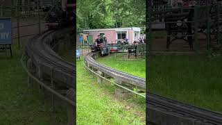 Miniature steam trains at the Mote Park Miniature Railway [upl. by Krischer]