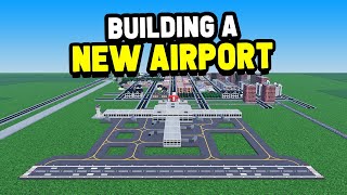 Building a NEW AIRPORT in Roblox Cities Skylines 2 [upl. by Dachi]