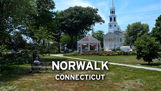 🇺🇸 Norwalk Connecticut 4K [upl. by Oigimer353]