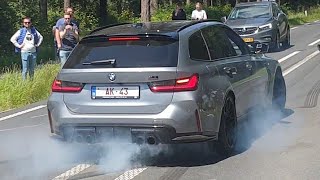 Bimmerfest 2024 Lots of BurnoutsDriftsRevs Loud M3CSBMW M3CSLBMW M4BMW M6 BMW M5 V10 [upl. by Ricardo]