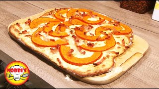 Elsässer Flammkuchen mit einem HokkaidoKürbis verdammt lecker [upl. by Correy]