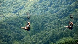 Worlds most extreme zipline  ZipFlyer Nepal [upl. by Econah745]