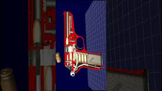 CZ  52 How Gun Works  Slow Motion shotgunking pistolfiring gunvideo [upl. by Mauralia]