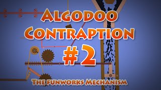 Algodoo contraption 2  The Funworks Mechanism [upl. by Dewayne876]