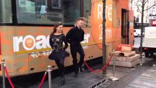 Riverdancers Emma Warren amp John Lonergan perform for 2FMs The Nicky Byrne Show [upl. by Haibot722]