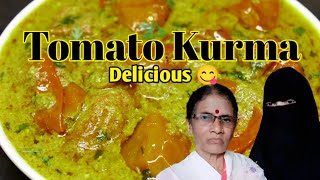 Tomato kurma Recipe  Masala Tomato  Delicious kurma  hindiqurangirl cooking subscribe [upl. by Polak]