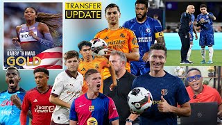 CHELSEA FALL BARCA FINDS WAY MADRID FLY OLYMPICS ARSENAL LOCATE TRANSFERS AND ALL LATEST [upl. by Eekorehc751]