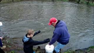 Trout Stocking Tohickon 20240328 [upl. by Zeke]