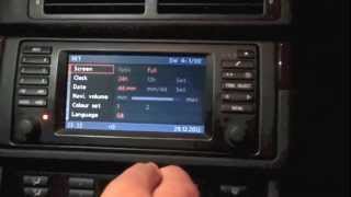 BMW 5 Series E39 169 Screen MK4  Software Update [upl. by Notrem580]