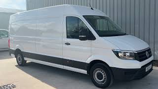 VW CRAFTER 20 TDi CR35 Business AC 140 LWB High Roof Eu6 ULEZ Camper conversion horse box white [upl. by Anerat]