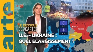 UE  Ukraine  lélargissement en question  Le dessous des cartes  Lessentiel  ARTE [upl. by Erapsag]