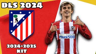 DLS 2024 CUSTOM KIT INPUT  ATLETICO MADRID KIT 2024  2025  DREAM LEAGUE SOCCER 2024 [upl. by Margreta243]