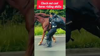 Horse Riding Skills viralvideo 1million everyone [upl. by Atirihs]