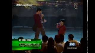 Coco Martin Izzy Canillo sing Pusong Bato on ASAP [upl. by Ahsiyk]