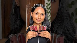 MyHues HyGlow Lip Elixirs  Best Lip Gloss for Indian Skin Tone This Winter LipGloss Lipstick [upl. by Diley]