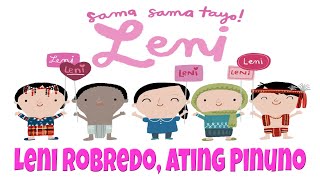 Leni Robredo Ating Pinuno Lyrics  Official Performance Video [upl. by Cardew472]