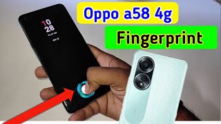 Oppo a58 4g display fingerprint settingOppo a58 4g fingerprint screen lockfingerprint sensor [upl. by Eissolf]