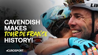 ALL 35 Mark Cavendish Tour de France stage wins 🐐  Eurosport Cycling [upl. by Yaron312]