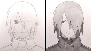 How to Draw Sasuke Uchiha  Boruto [upl. by Jacintha]