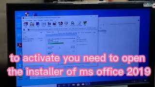 HOW TO ACTIVATE MICROSOFT OFFICE 2019 PRE ACTIVATED [upl. by Libove]