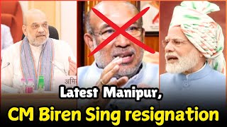 Manipur Latest News Biren Singhs resignation 19 BJP MLAs tell Indian PM Narendra Modi  WorldEye [upl. by Inaliak]