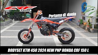 HONDA CRF150 SUPERMOTO PAKE BODY KTM 2024 AUTO HEDON [upl. by Macguiness]