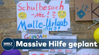 CORONAKRISE Nachhilfe  Milliardenprogramm soll Schüler unterstützen [upl. by Ardnuaek483]