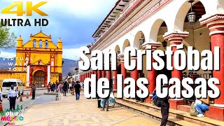 【4K】San Cristóbal de las Casas Chiapas Centro Histórico  Walking Tour México chiapas [upl. by Hedve]