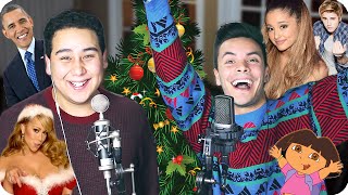 Mariah Carey  quotAll I Want for Christmas Is Youquot Impersonation Challenge COVER Live OneTake [upl. by Adaran]