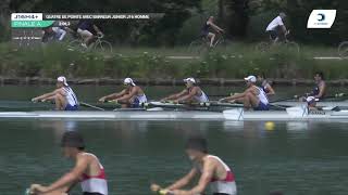 Championnat de France J16 Bateaux longs Libourne 2019  Finale du quatre barré hommes  J16H4 [upl. by Sucramrej130]