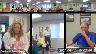 Onekama Township Board Meeting 20240911 [upl. by Micheal491]