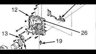 Crankshaft Position Sensor Location 2TZ FE TCR10 Tarago Previa Estima [upl. by Adnohsad]