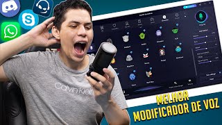 INCRÍVEL Programa Para Mudar Voz com IA MELHOR MODIFICADOR DE VOZ PARA YOUTUBERS E STREAMERS [upl. by Adnyl944]